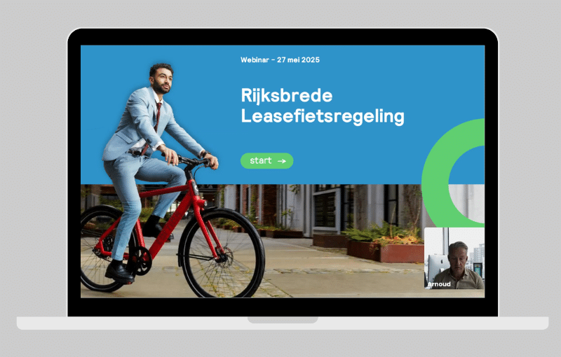 Terugkijken: webinar Rijksbrede Leasefietsregeling